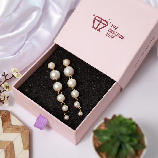 The Pearls Drop Earring