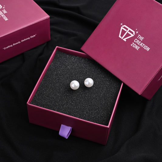 Pearl Stud Earrings