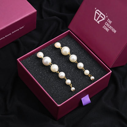 The Pearls Drop Earring