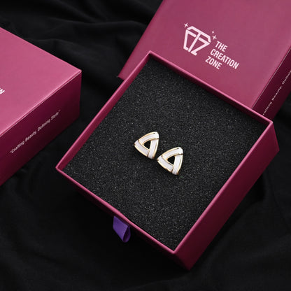 Cube Earrings, Geometric Stud Earrings