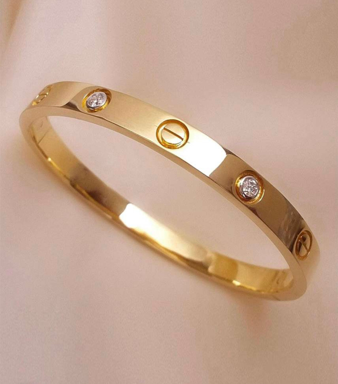 Cartier Love Bracelet, 18K Yellow Gold, Set with Diamonds